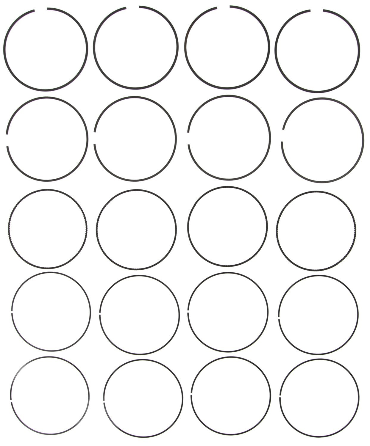 Mahle Engine Piston Ring Set 42299CP main image