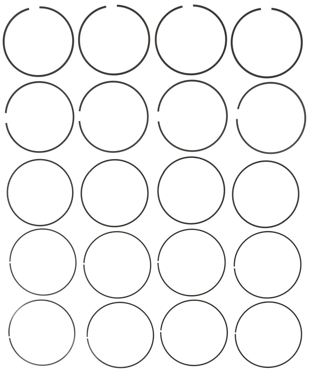 Mahle Engine Piston Ring Set 42299CP