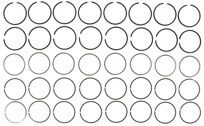 Mahle Rings Dearborn Marine Ford 260312 Engs 56-5762-65 Ford Trk 260 Eng Plain Ring Set 50009