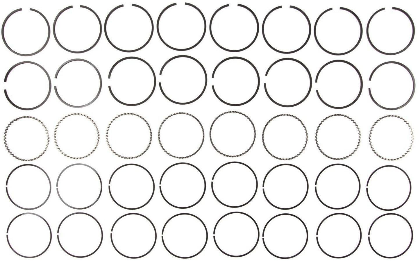 Mahle Rings Case Checker 318 Eng 59-66 Chry 318 5.2L Eng 75-89 Chry Ind Engs Plain Ring Set 50069CP.030
