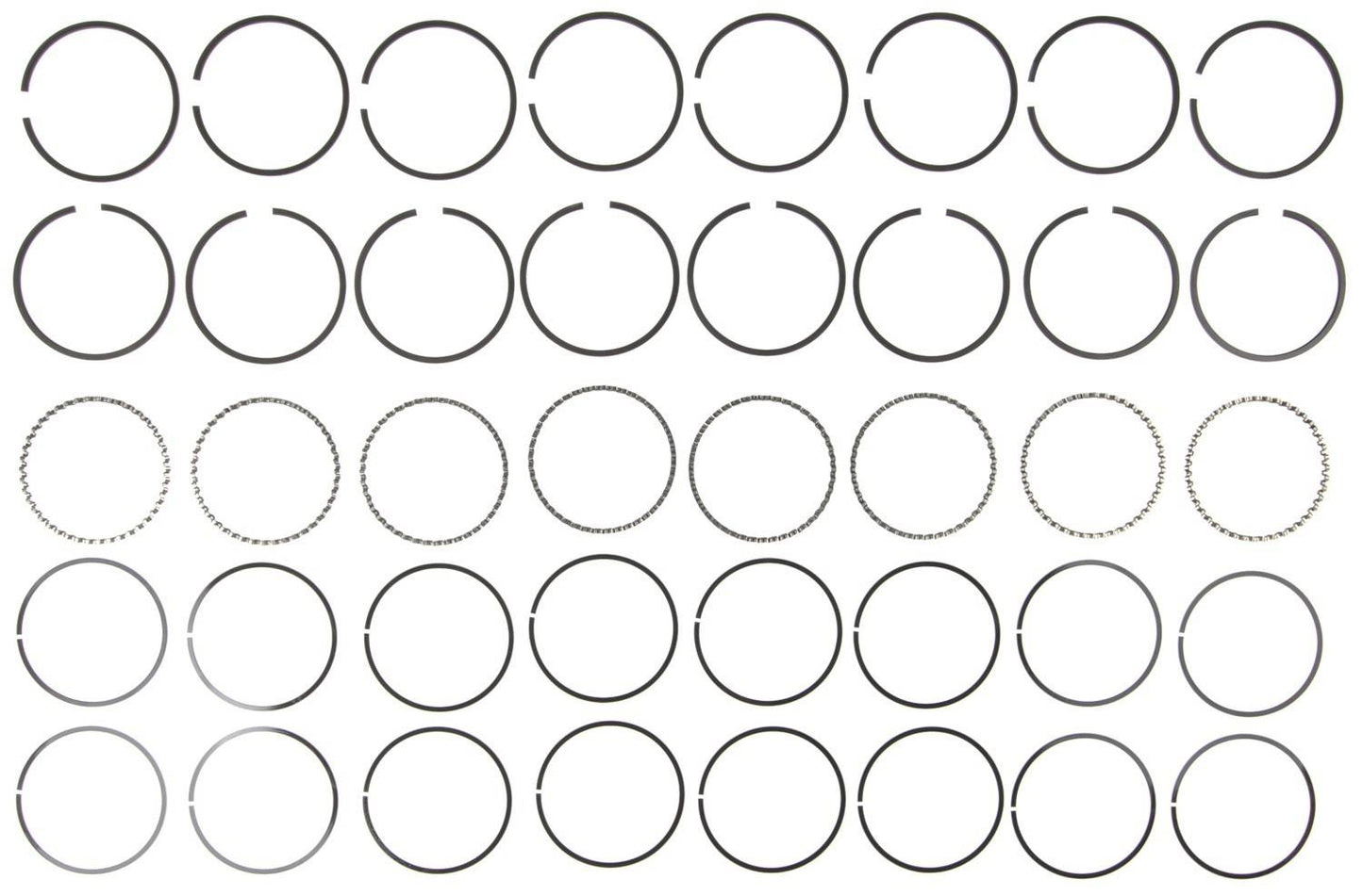 Mahle Rings Case Checker 318 Eng 59-66 Chry 318 5.2L Eng 75-89 Chry Ind Engs Plain Ring Set 50069CP