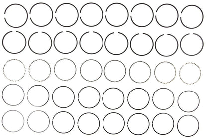 Mahle Rings Checker 283/307 Engs 65-70 Chevy 283/307 Engs 57-73 Chevy Marine Plain Ring Set 50076CP