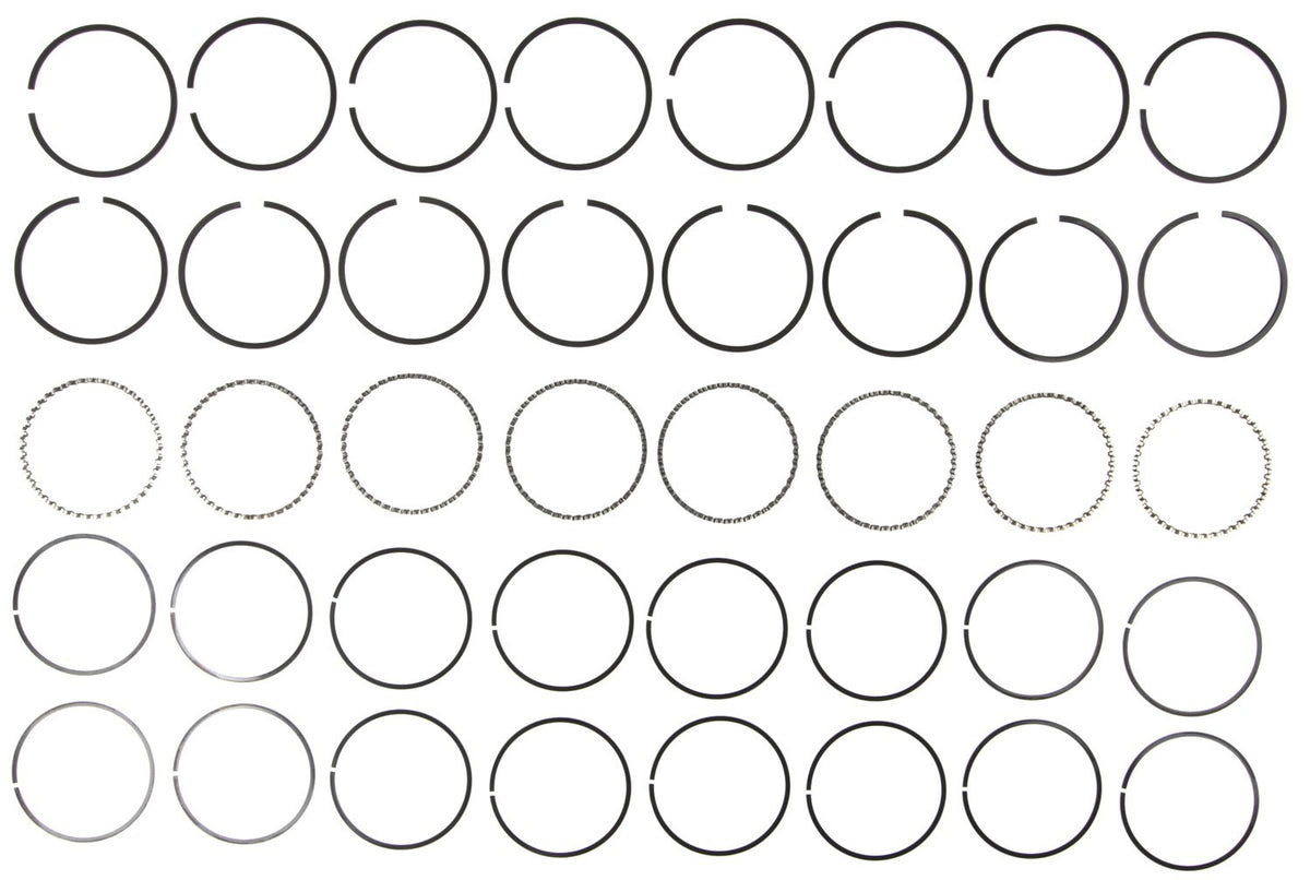 Mahle Rings Checker 283/307 Engs 65-70 Chevy 283/307 Engs 57-73 Chevy Marine Plain Ring Set 50076CP