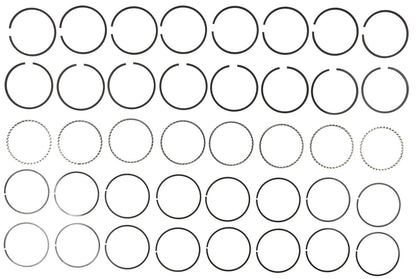 Mahle Rings Checker 283/307 Engs 65-70 Chevy 283/307 Engs 57-73 Chevy Marine Plain Ring Set 50076CP