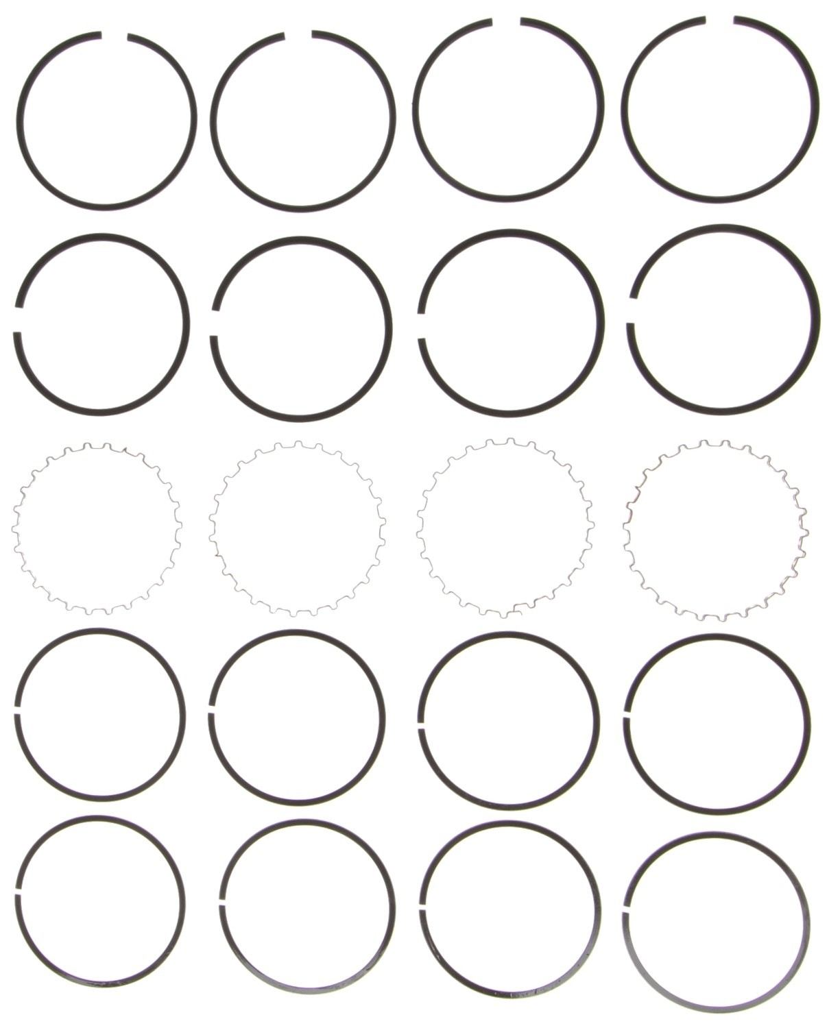 Mahle Rings Jeep 134 Eng 39-73 Plain Ring Set 5007