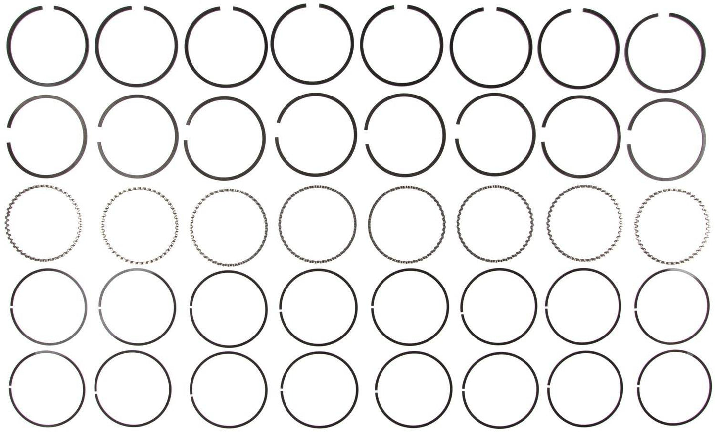 Mahle Rings Dearborn Marine Ford 361/390 Engs 61-71 Ford Ind Ford Trk 360/390 Plain Ring Set 50134CP.020