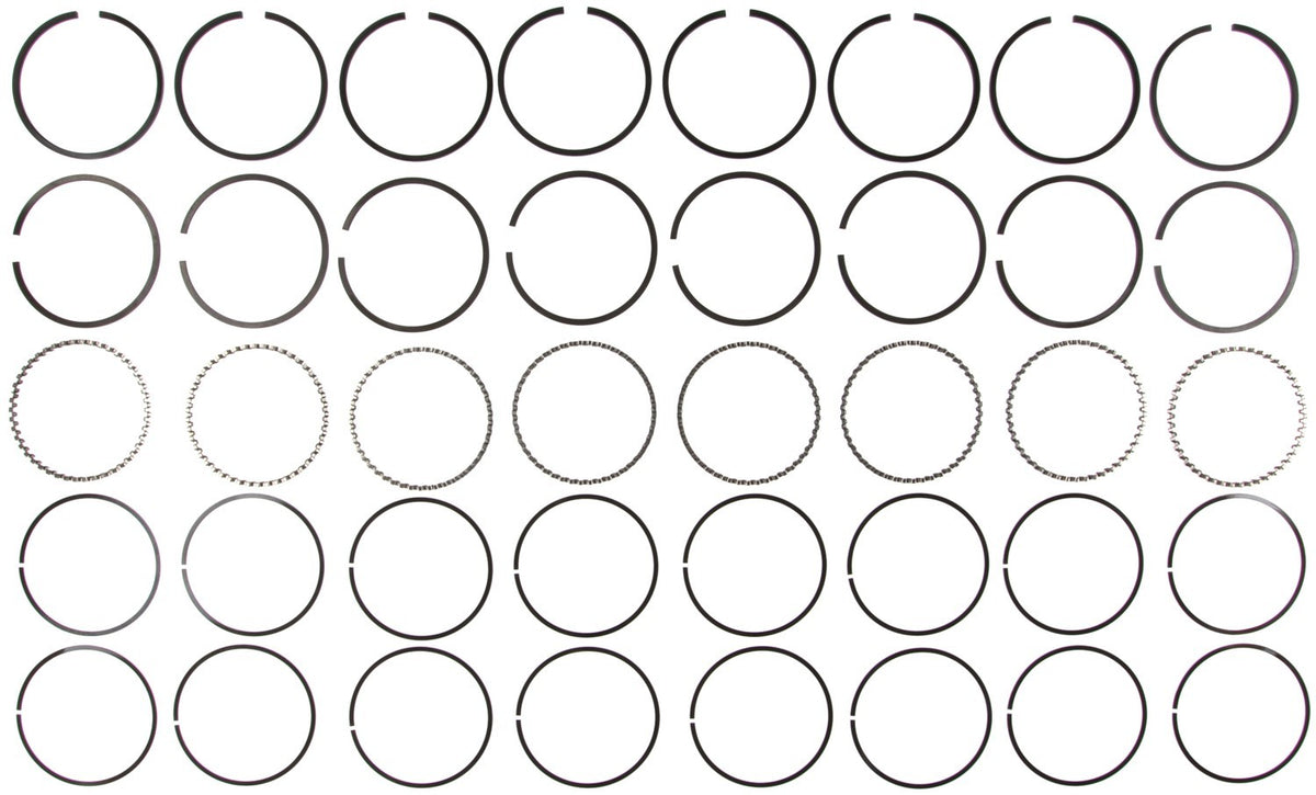 Mahle Rings Dearborn Marine Ford 361/390 Engs 61-71 Ford Ind Ford Trk 360/390 Plain Ring Set 50134CP.020