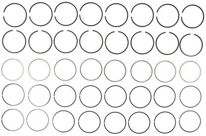 Mahle Rings Buick 364 Eng 57-61 Chevy 348/396/400/402 Engs 58-61 70-77 Chevy Trk Plain Ring Set 50141CP
