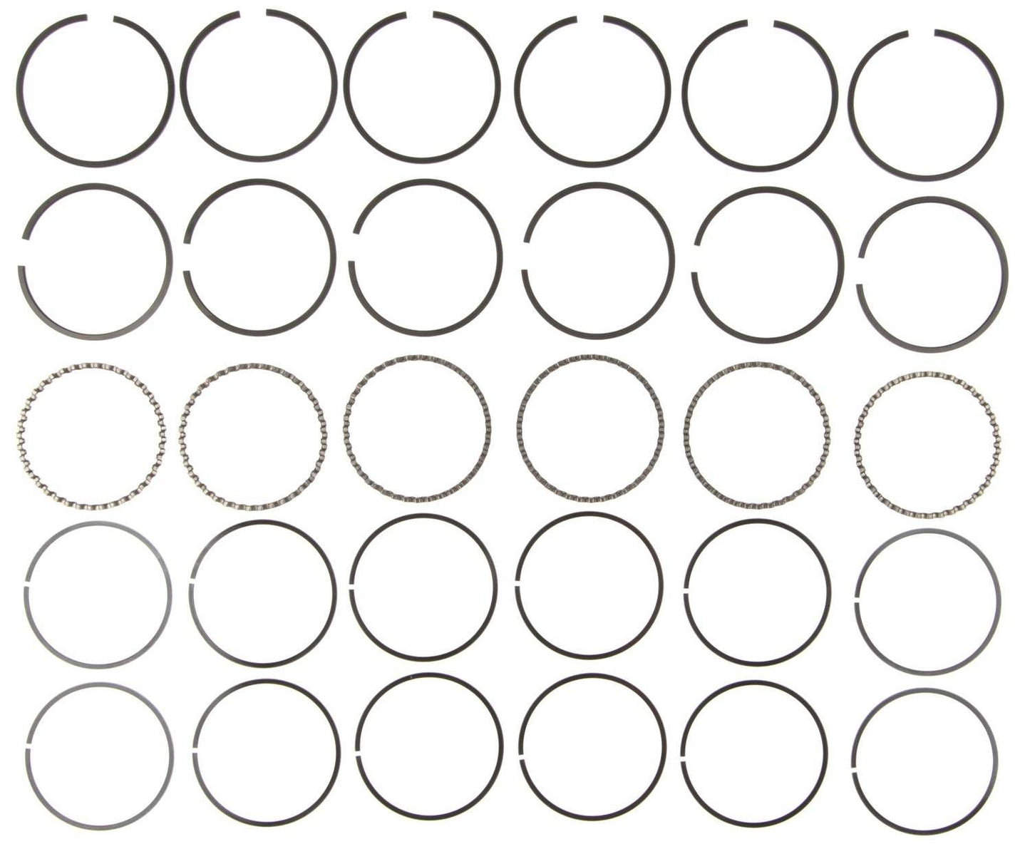 Mahle Rings Buick 196 3.2L Engs 78-79 Chevy 196 3.2L 200 3.3L Engs 78-79 Chevy Plain Ring Set 50277