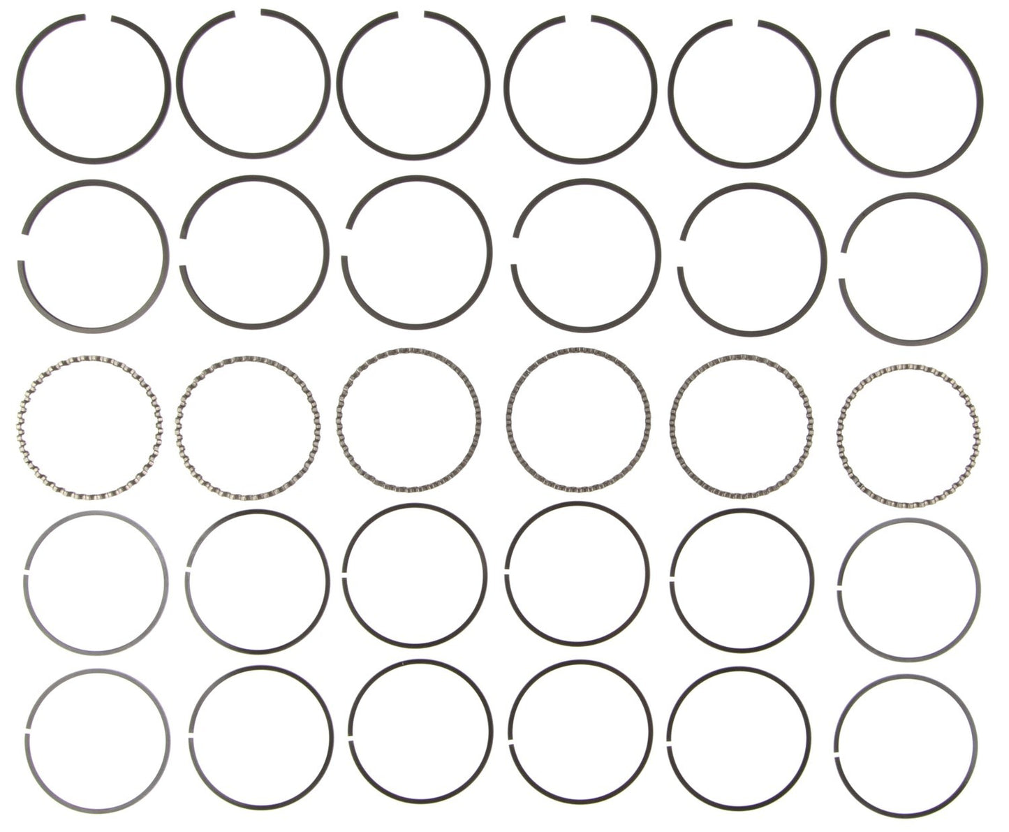 Mahle Rings Buick 196 3.2L Engs 78-79 Chevy 196 3.2L 200 3.3L Engs 78-79 Chevy Plain Ring Set 50277