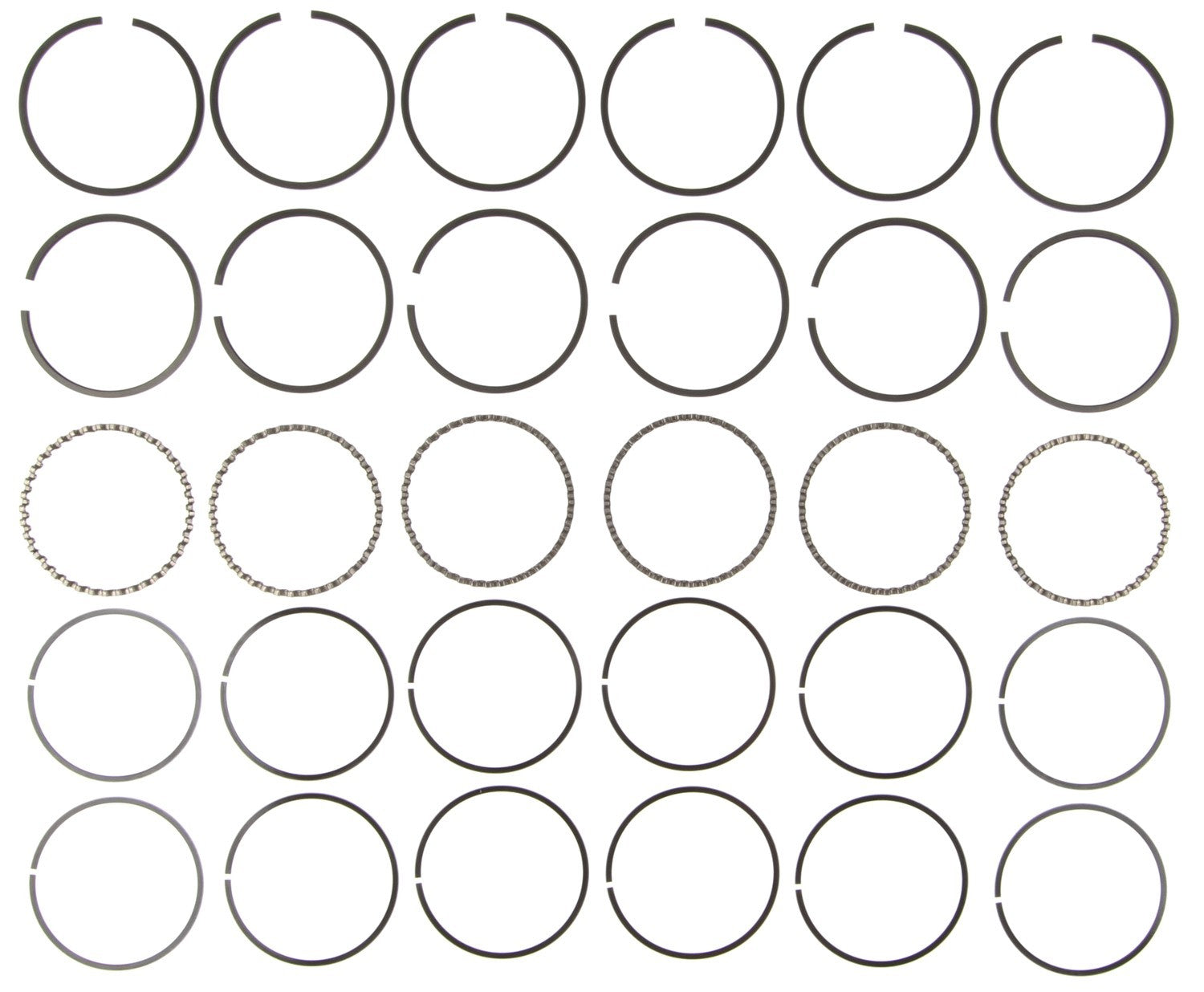 Mahle Rings Buick 196 3.2L Engs 78-79 Chevy 196 3.2L 200 3.3L Engs 78-79 Chevy Plain Ring Set 50277