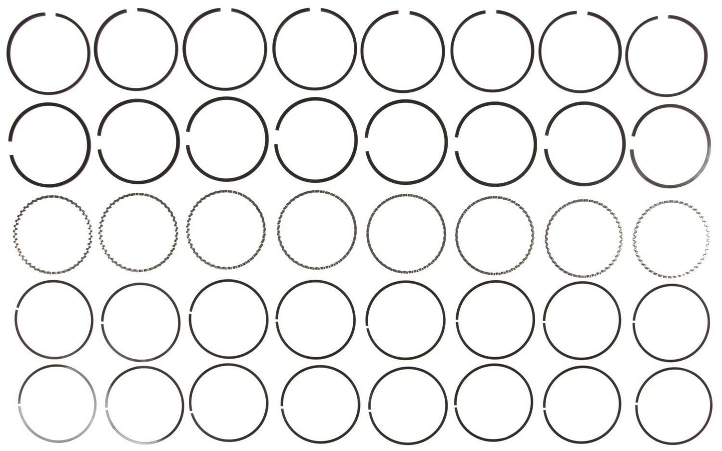 Mahle Rings Chevy 396 Eng 65-70 Chevy Trk 396 Eng 66-69 GMC 396 Eng 68-69 Plain Ring Set 50460