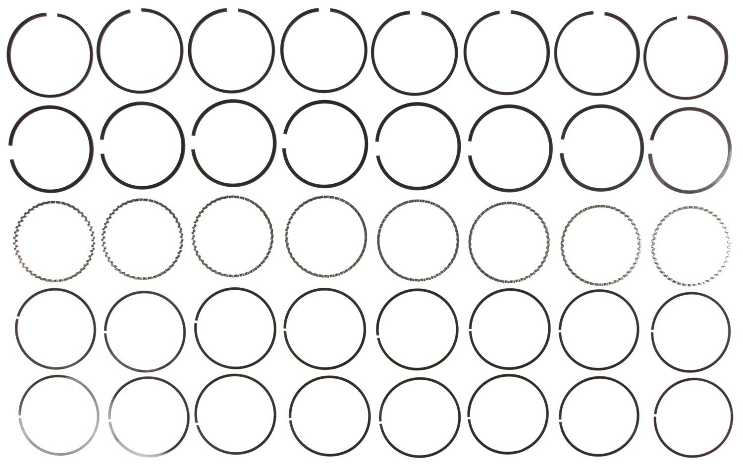 Mahle Rings Chevy 396 Eng 65-70 Chevy Trk 396 Eng 66-69 GMC 396 Eng 68-69 Plain Ring Set 50460