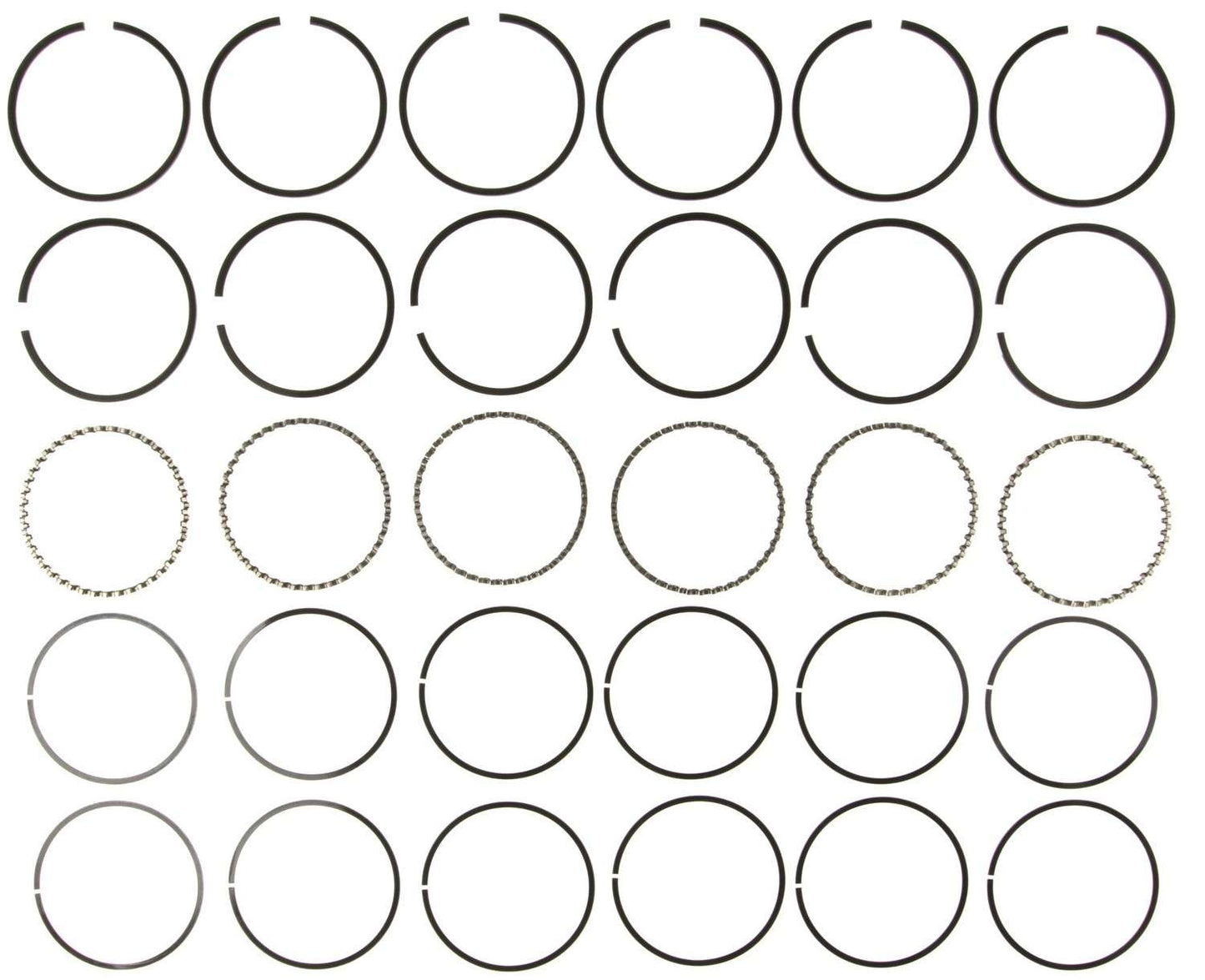 Mahle Rings Buick 250 Eng 70-76 Checker 230/250 Engs 69-79 Chevy 230/250 Engs Plain Ring Set 50514CP.020