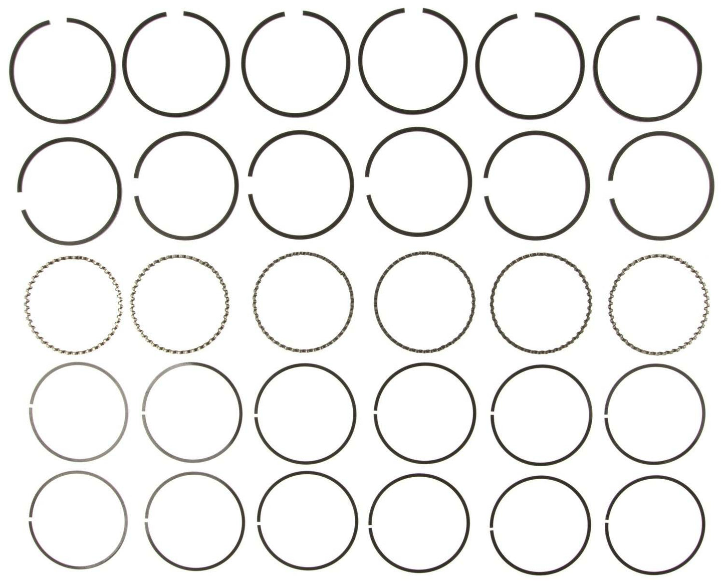 Mahle Rings ChevyTrk 292 4.8L Eng 63-89 GMC 292 4.8L Eng 63-89 M F Trac Plain Ring Set 50533CP.060
