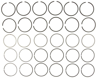 Mahle Rings ChevyTrk 292 4.8L Eng 63-89 GMC 292 4.8L Eng 63-89 M F Trac Plain Ring Set 50533CP