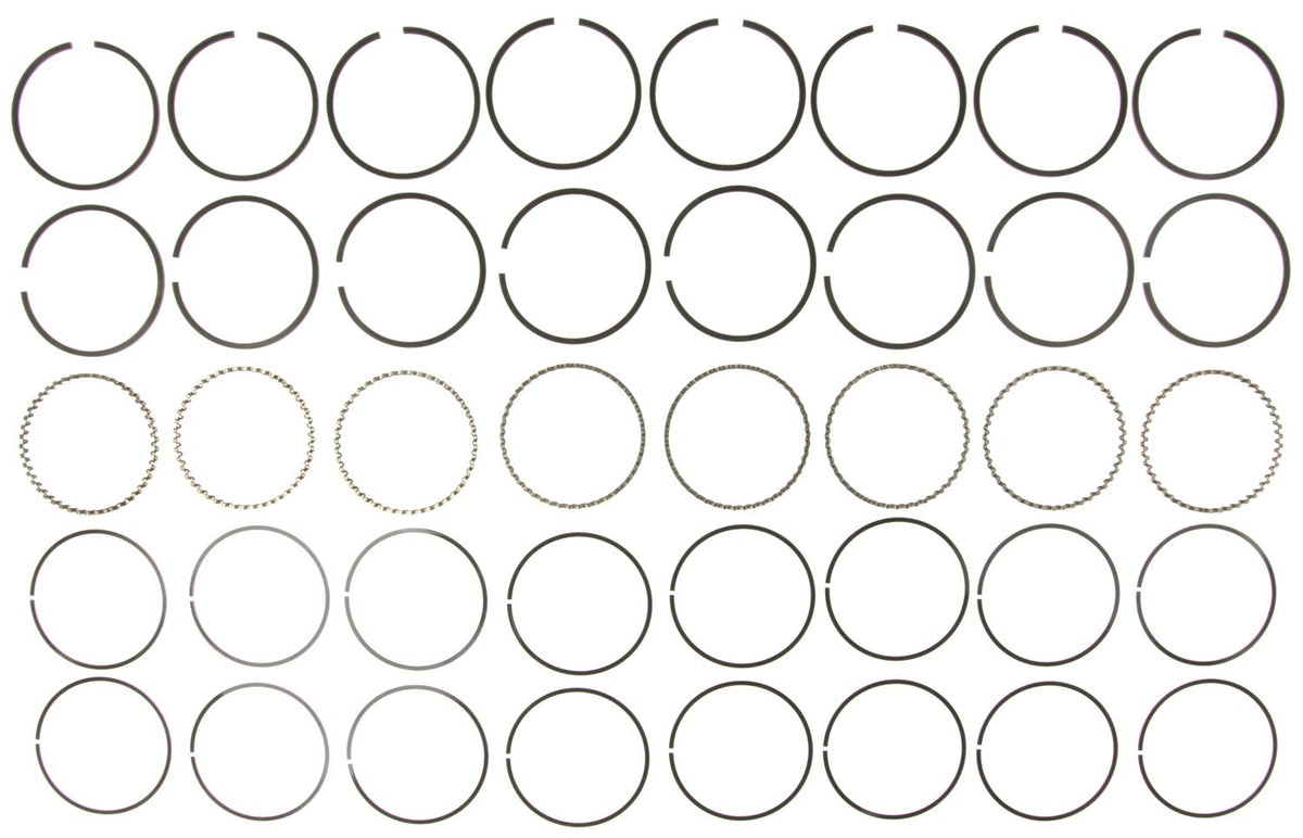 Mahle Rings Buick 301350L Eng 77-79 Checker 327350 Eng 69-79 Chevy Plain Ring Set 50564CP.060