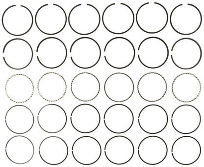 Mahle Rings Ford 200 3.3L 250 4.1L Engs 63-83 Ford Trk 200 3.3L 250 4.1L Plain Ring Set 50565CP