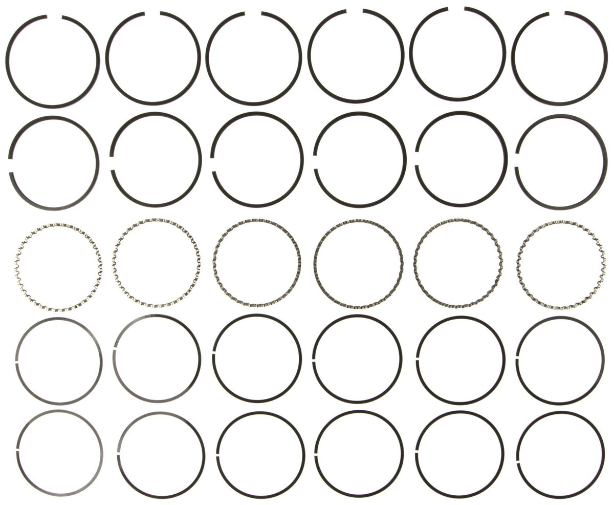 Mahle Rings Ford 200 3.3L 250 4.1L Engs 63-83 Ford Trk 200 3.3L 250 4.1L Plain Ring Set 50565CP