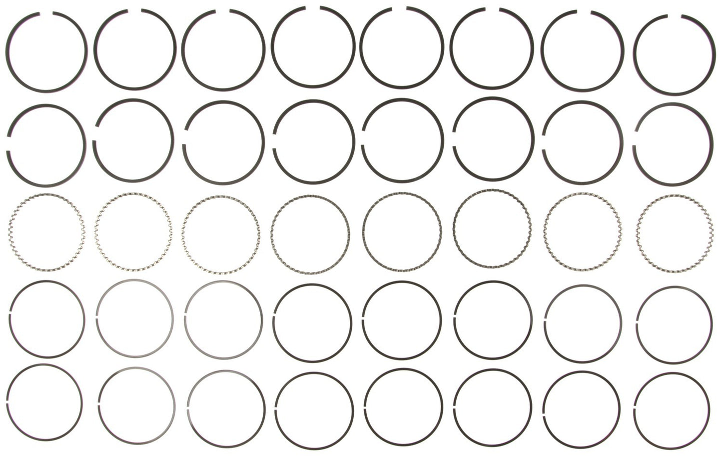 Mahle Rings Ford 390 Eng 66-67 Merc 390410 Engs 66-67 Plain Ring Set 50718CP