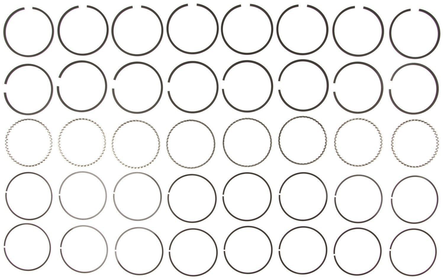 Mahle Rings Ford 390 Eng 66-67 Merc 390410 Engs 66-67 Plain Ring Set 50718CP