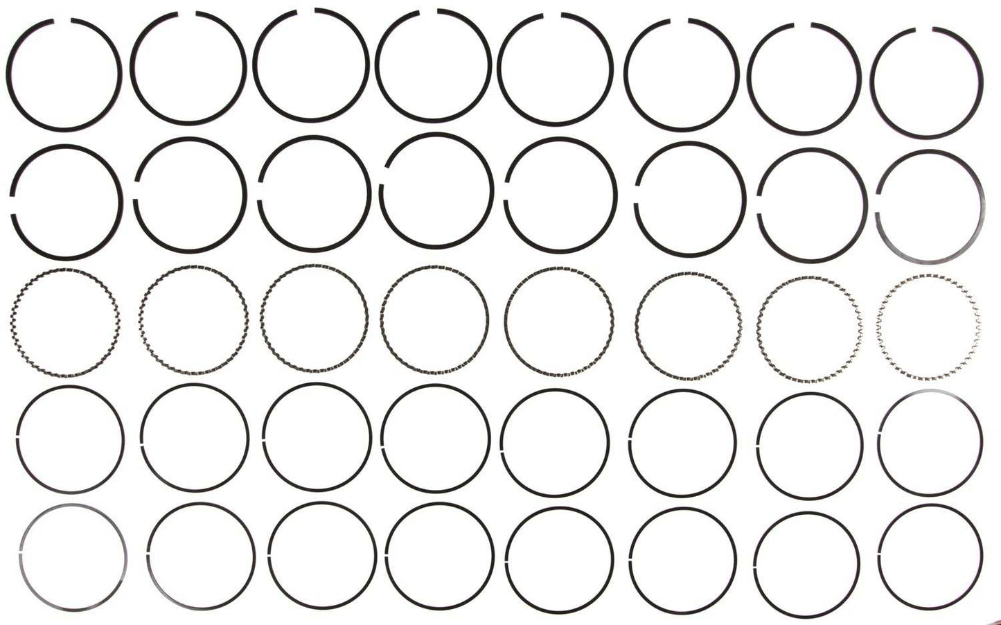 Mahle Rings Chry 440 Eng 66-78 Chry Ind Engs Dodge 440 Eng 66-78 Dodge Trk Plain Ring Set 50722.040