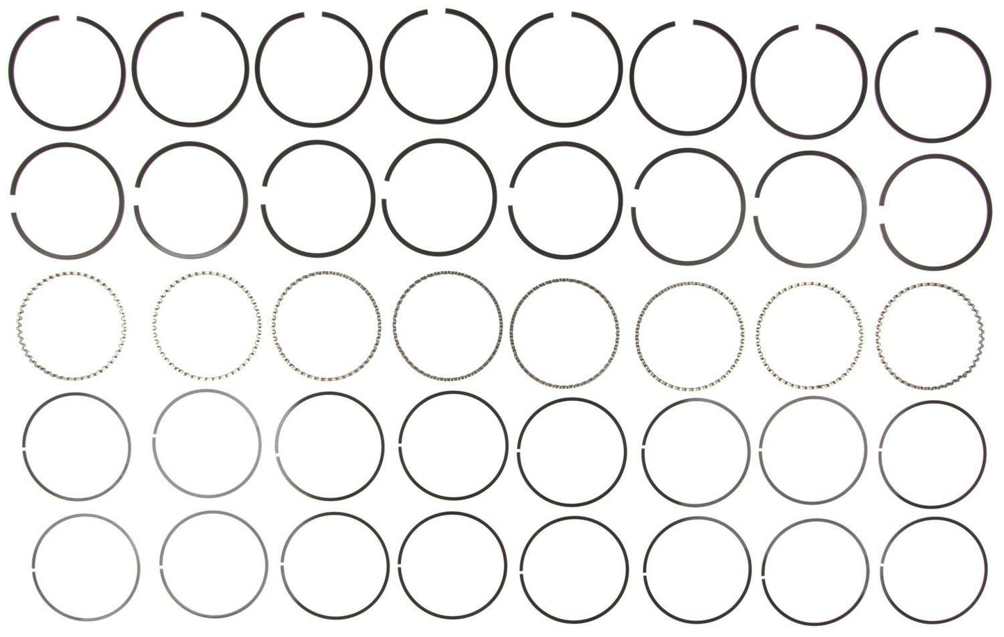 Mahle Rings Chry 440 Eng 66-78 Chry Ind Engs Dodge 440 Eng 66-78 Dodge Trk Plain Ring Set 50722