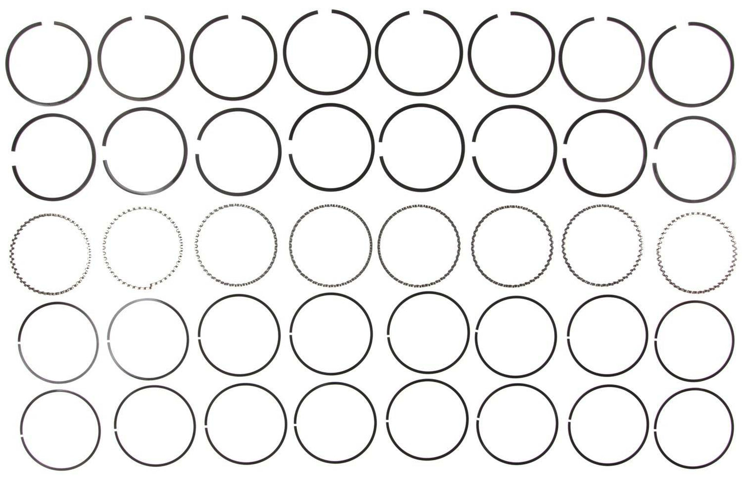 Mahle Rings Buick 400 Eng 1978 Olds 400 Eng 1975 Pontiac 428 Eng 67-82 Plain Ring Set 50784CP.040