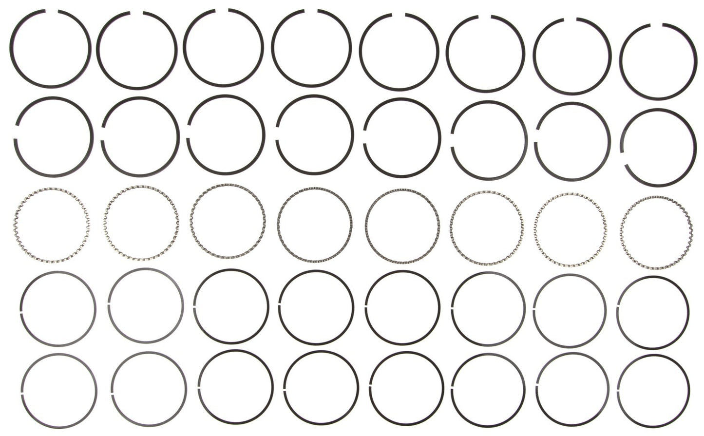 Mahle Rings Buick 400 Eng 67-69 Chry Ind Engs Dodge 340 Eng 68-73 Ply 340 Plain Ring Set 50787