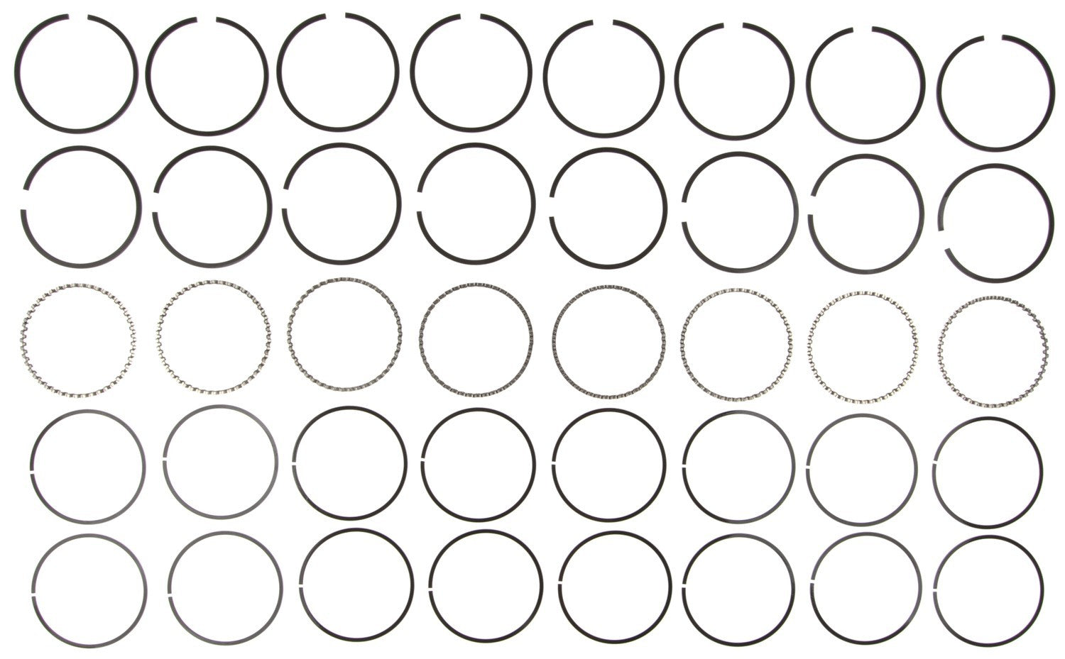 Mahle Rings Buick 400 Eng 67-69 Chry Ind Engs Dodge 340 Eng 68-73 Ply 340 Plain Ring Set 50787