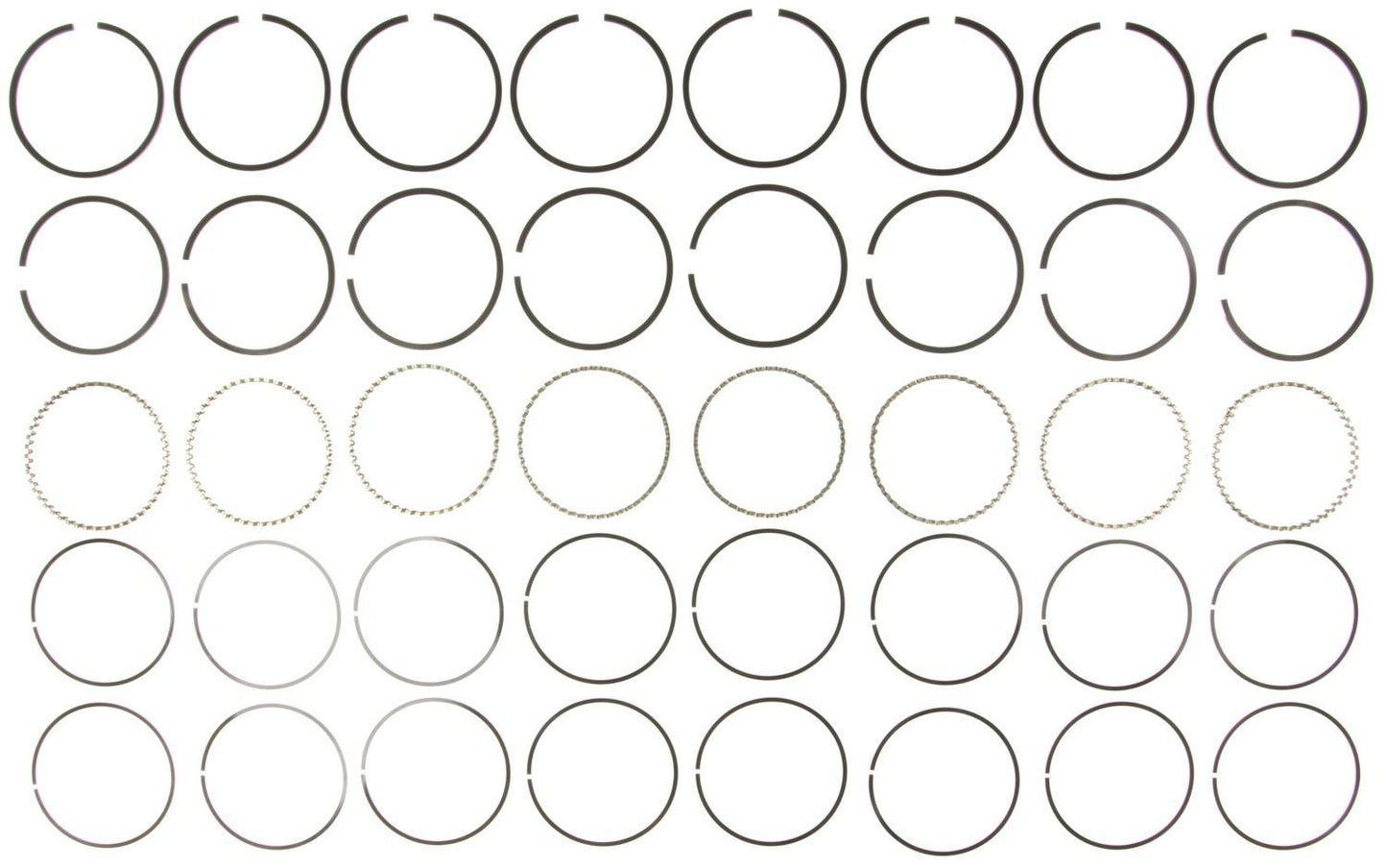 Mahle Rings Ford 429/460 7.5L Engs 68-78 Ford Trk 429/460 7.5L Eng 70-92 Plain Ring Set 50843CP