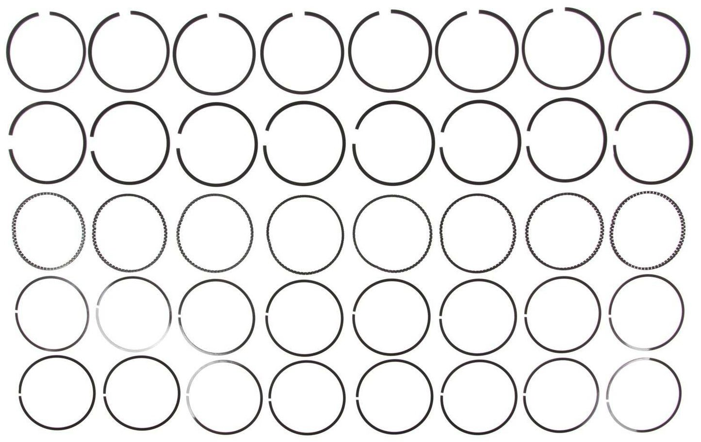 Mahle Rings Cad. 472500 Engs 68-76 Plain Ring Set 50850