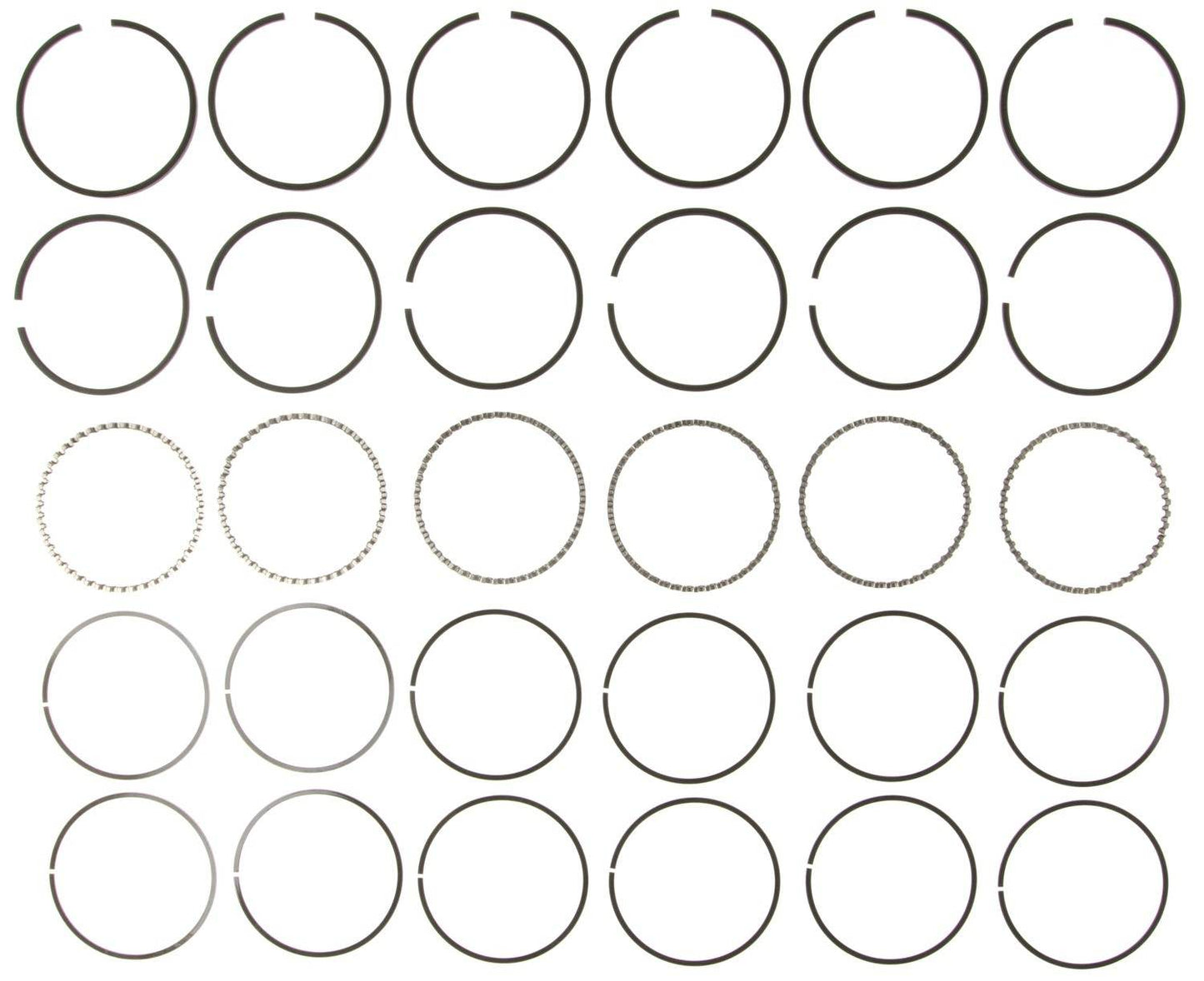 Mahle Rings Ford 171 2.8L Eng 74-79 Ford Trk 171 2.8L Eng 83-86 Merc 171 Plain Ring Set 51104CP.030