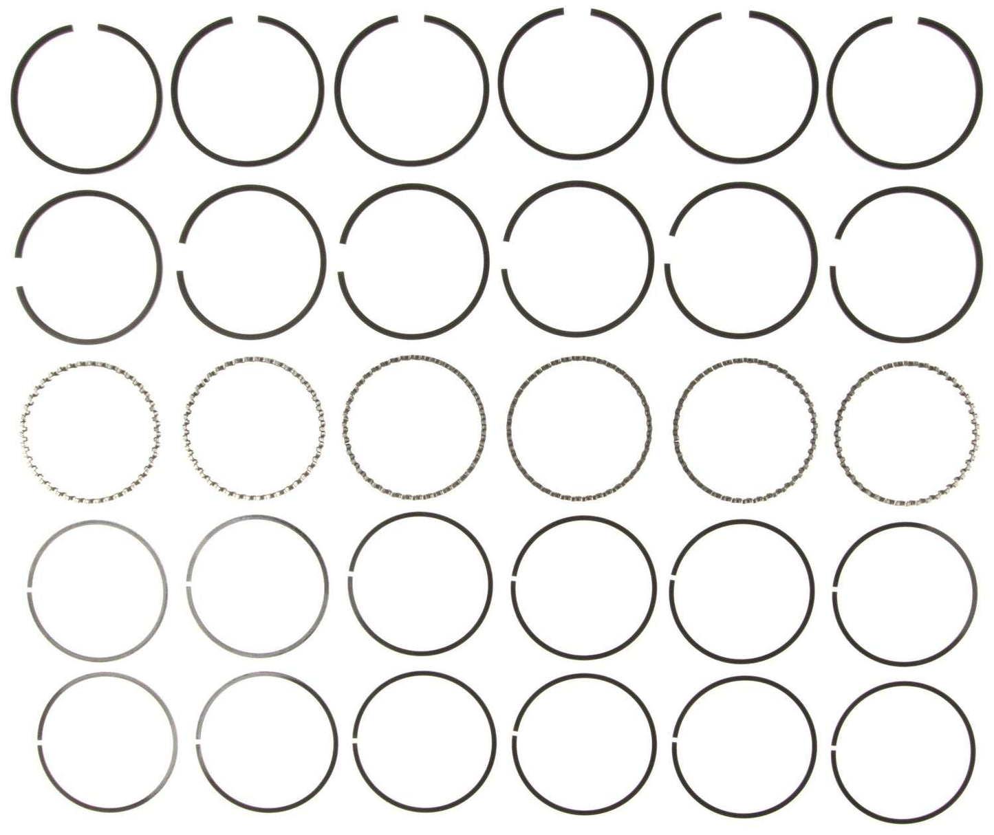 Mahle Rings Buick 231 3.8L Eng 75-84 Chevy 231 3.8L Eng 78-84 Chevy Trk 231 Plain Ring Set 51106CP
