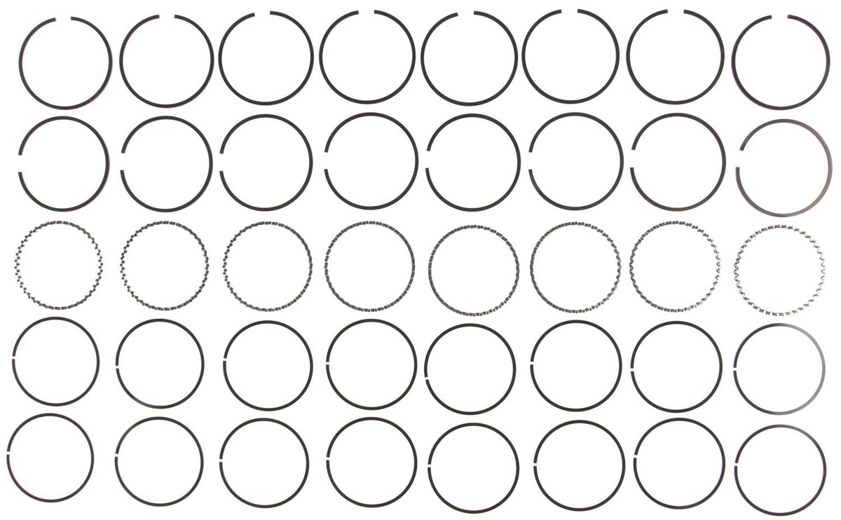 Mahle Rings Buick 305 5.0L Eng 77-91 Checker 305 5.0L Eng 78-80 Chevy 305 Plain Ring Set 51137CP