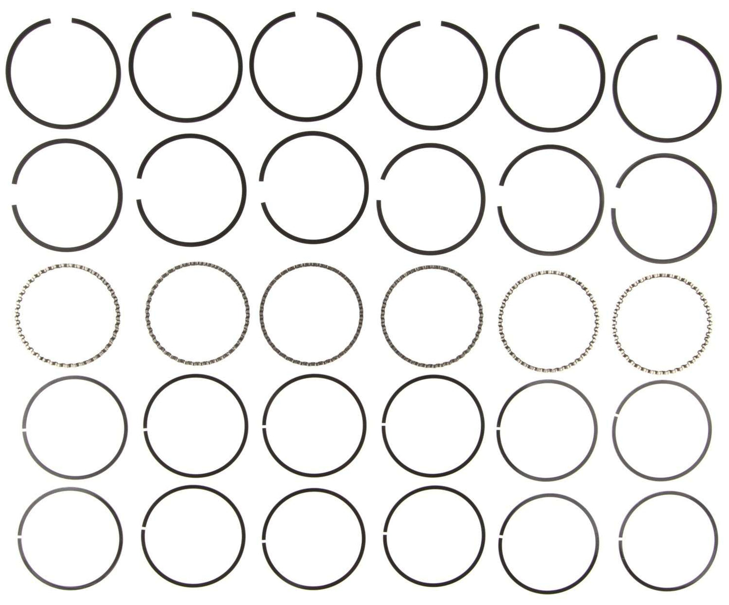 Mahle Rings Checker 229 3.8L Eng 1980 Chevy 229 3.8L Eng 80-84 Chevy Trk 229 Plain Ring Set 51245