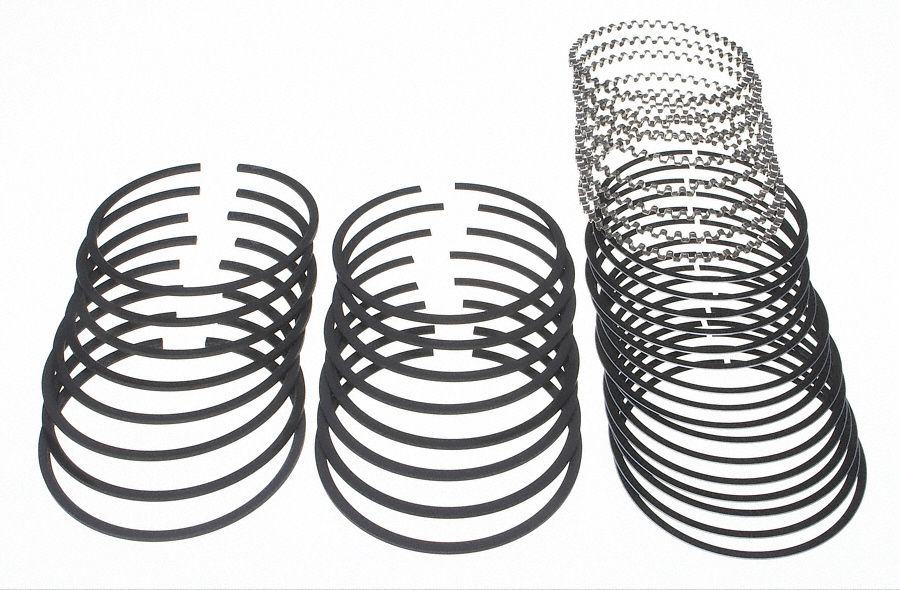 Mahle Rings Ford Trk 370 6.1L Med. Duty Eng 79-92 Plain Ring Set 51247CP