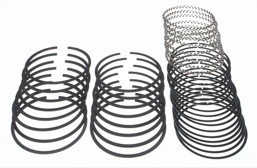Mahle Rings Ford Trk 370 6.1L Med. Duty Eng 79-92 Plain Ring Set 51247CP