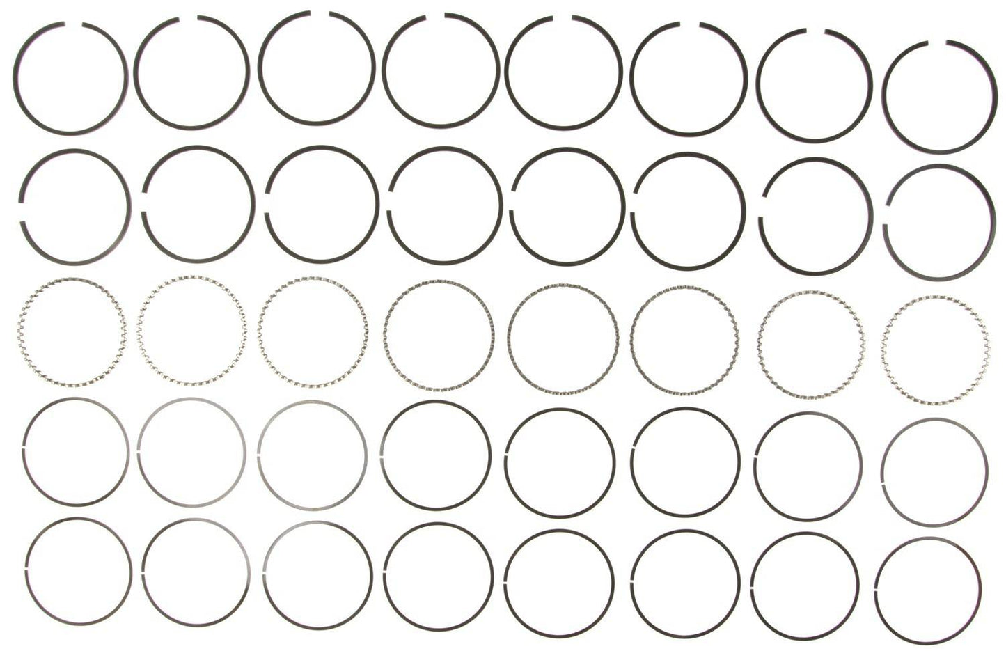 Mahle Rings Ford Trk 370 6.1L Med. Duty Eng 79-92 Plain Ring Set 51247CP