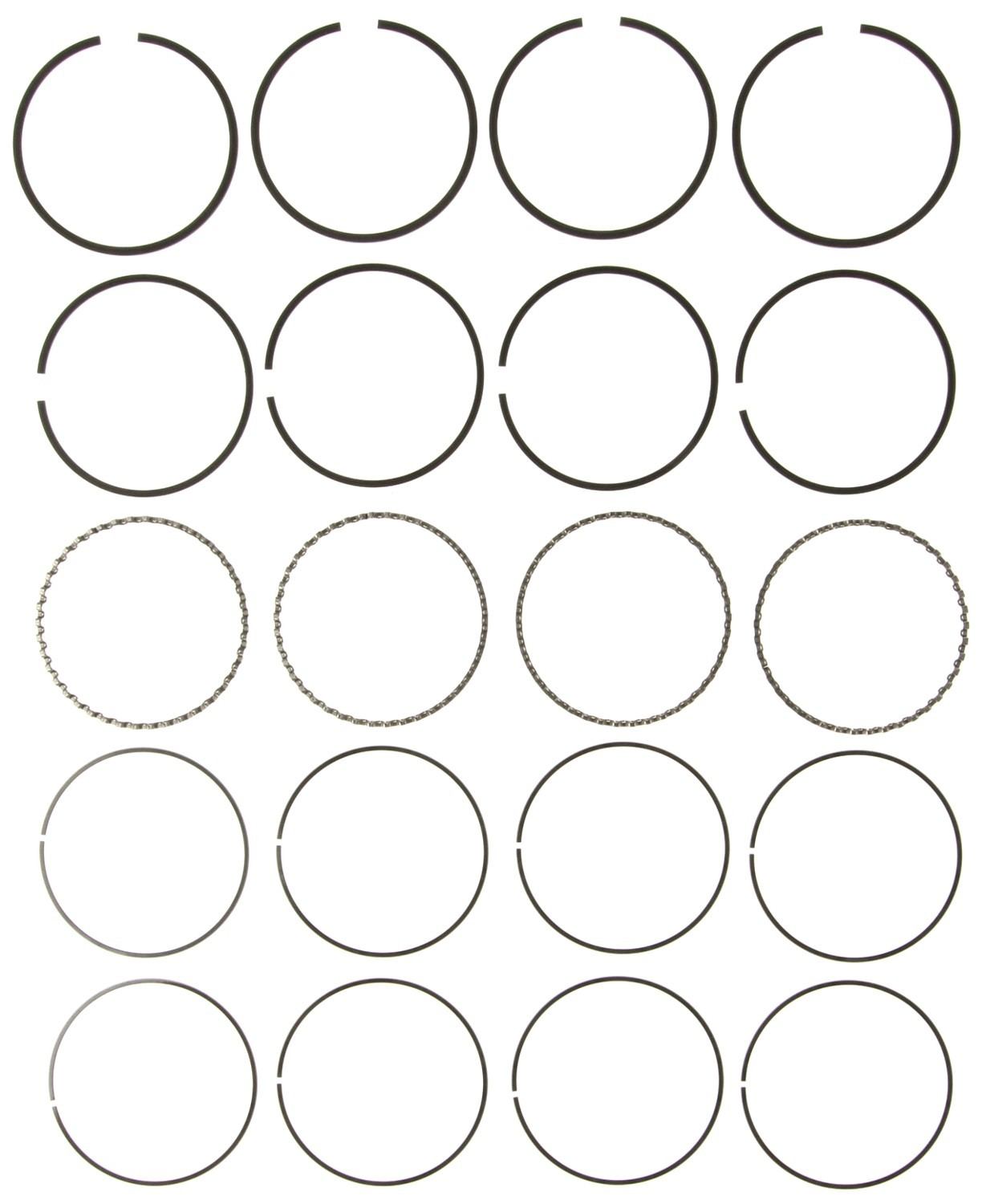 Mahle Rings Chrys Pass & Dodge Trk 135 2.2L 153 2.5L Engs 81-94 Plain Ring Set 51286CP