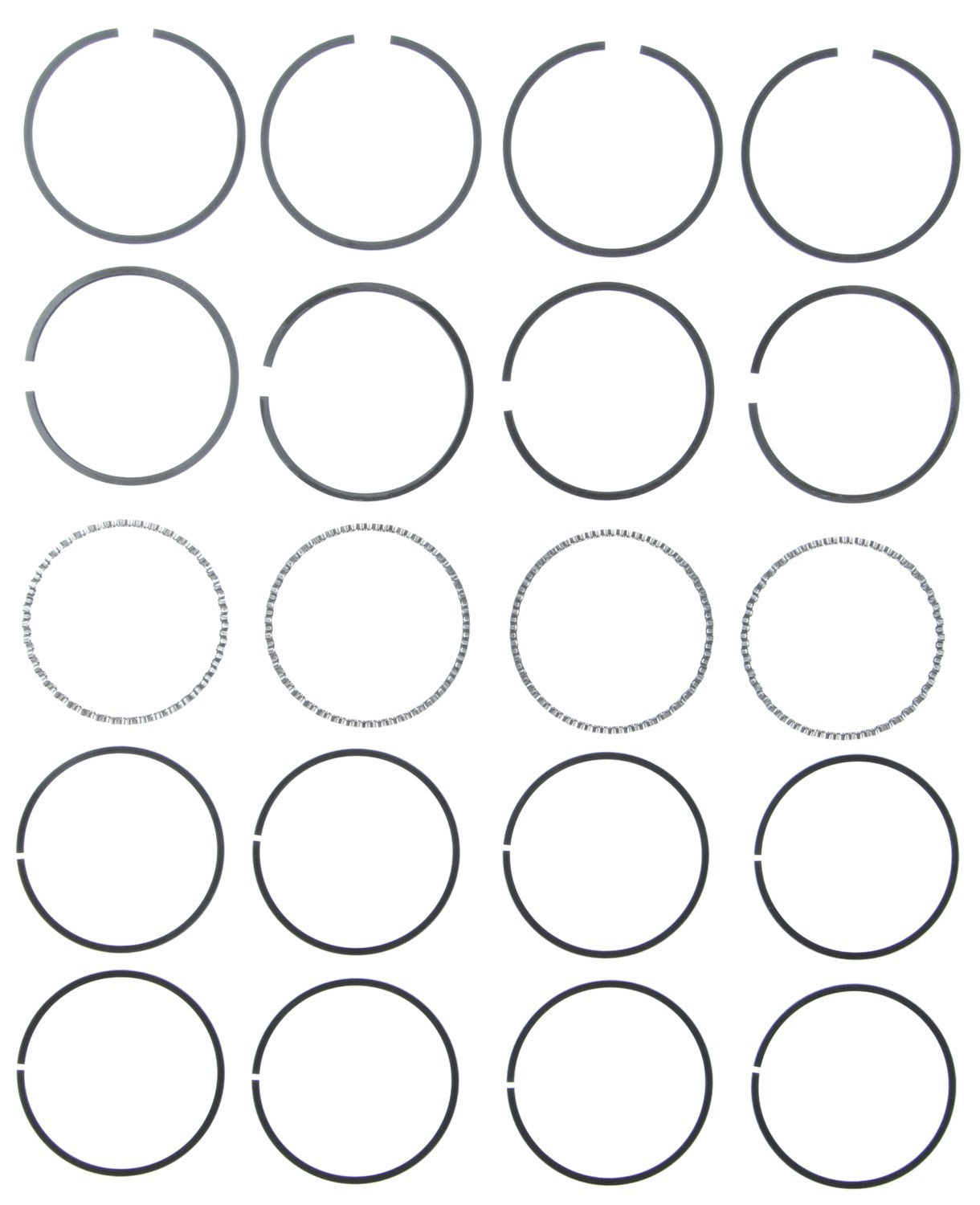 Mahle Rings Ford 140 2.3L 153 2.5L Engs 84-93 Merc 140 2.3L 153 2.5L Engs Plain Ring Set 51421CP