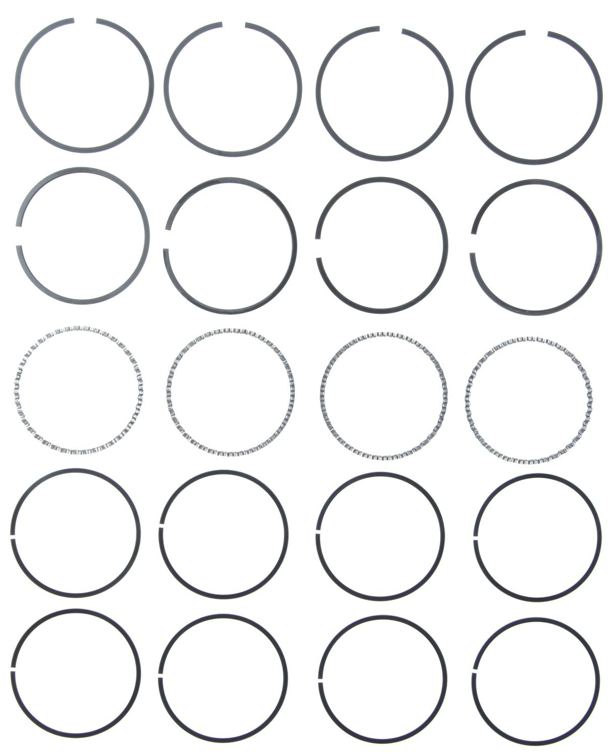 Mahle Rings Ford 140 2.3L 153 2.5L Engs 84-93 Merc 140 2.3L 153 2.5L Engs Plain Ring Set 51421CP
