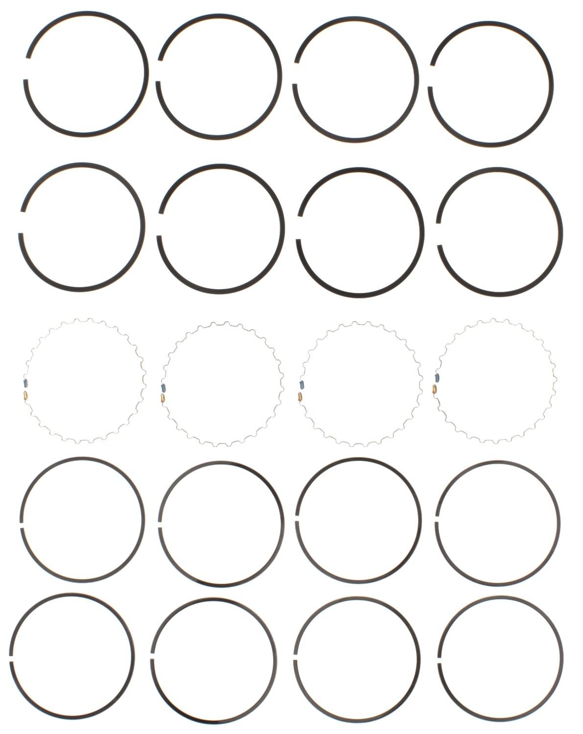 Mahle Rings Nissan 1487cc E15 1597cc E16 Engs 82-88 Plain Ring Set 51428
