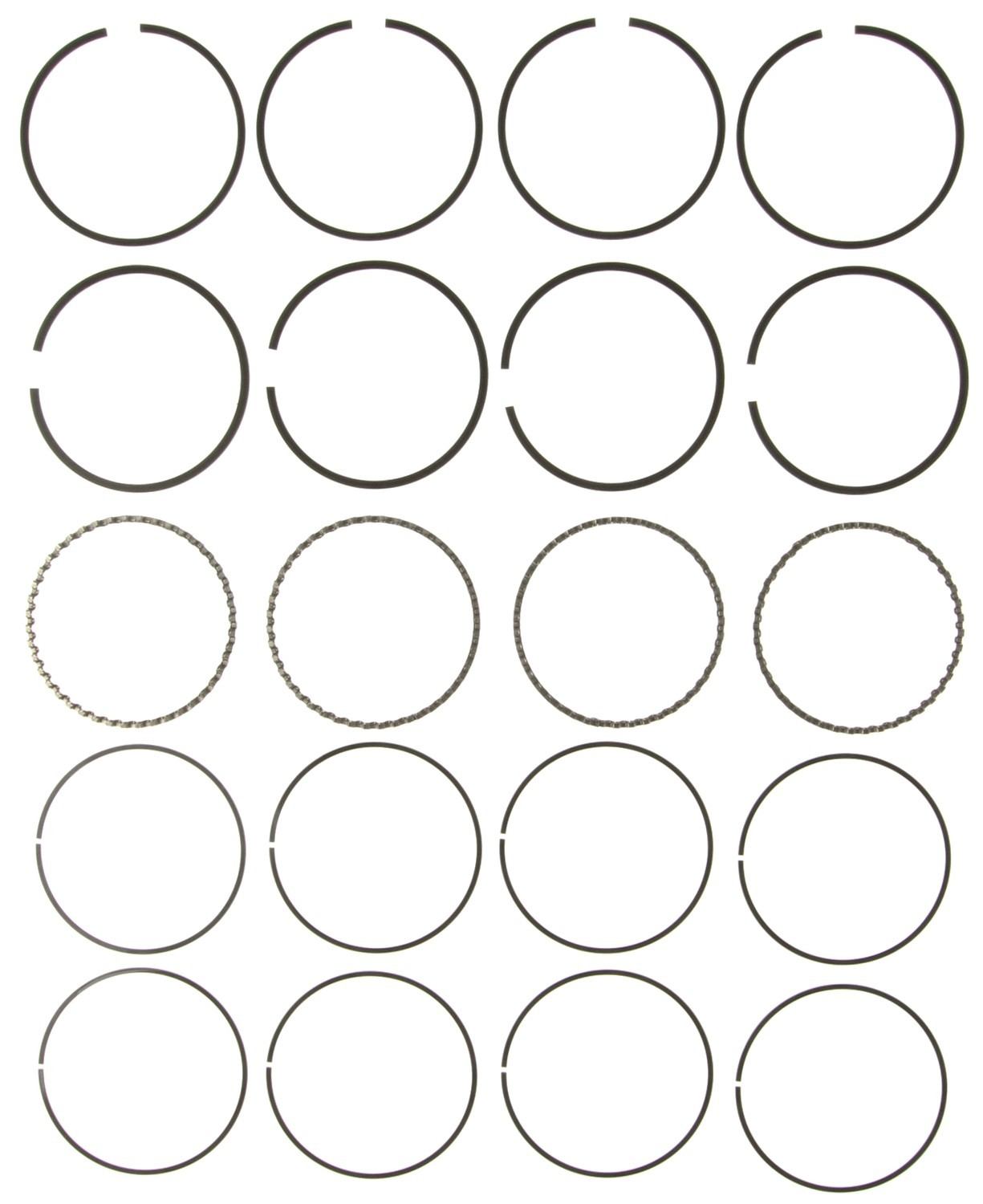 Mahle Rings Chry 156 2.6L Eng 84-89 Mits. 2555cc Eng 84-89 Plain Ring Set 51457CP