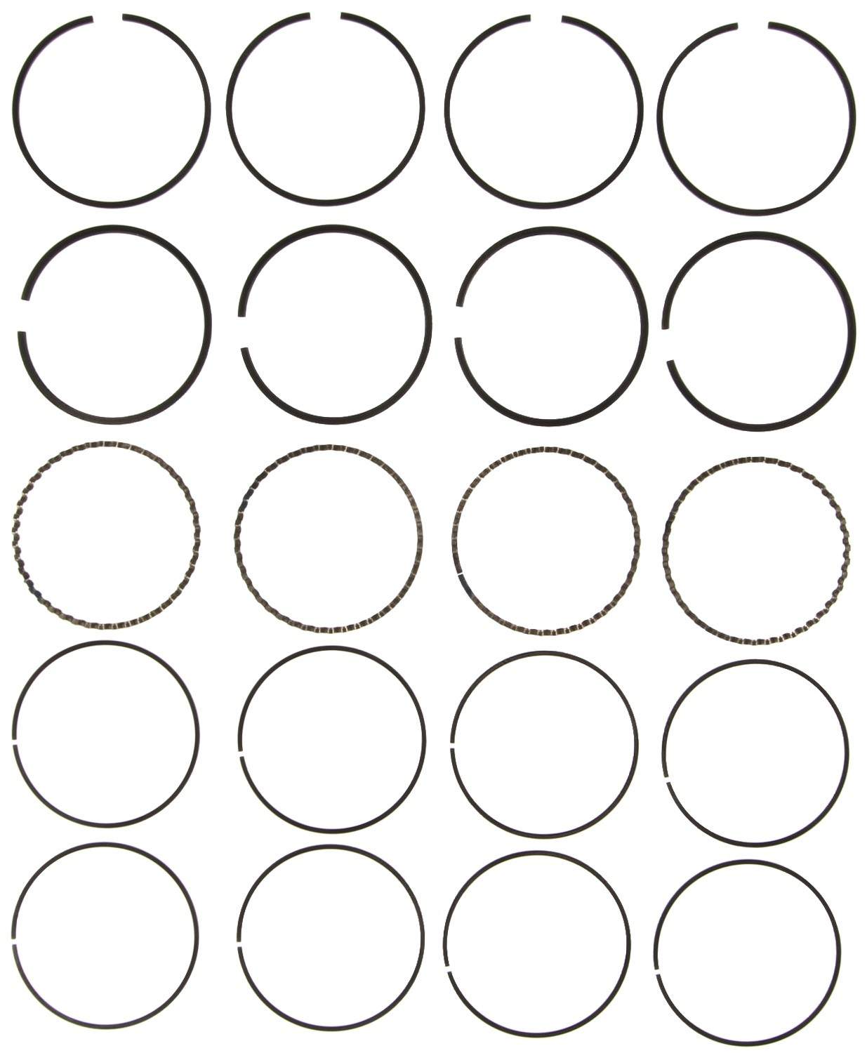 Mahle Rings Nissan 2389cc Z24/Z24i Engs 85-89 Plain Ring Set 51462.020