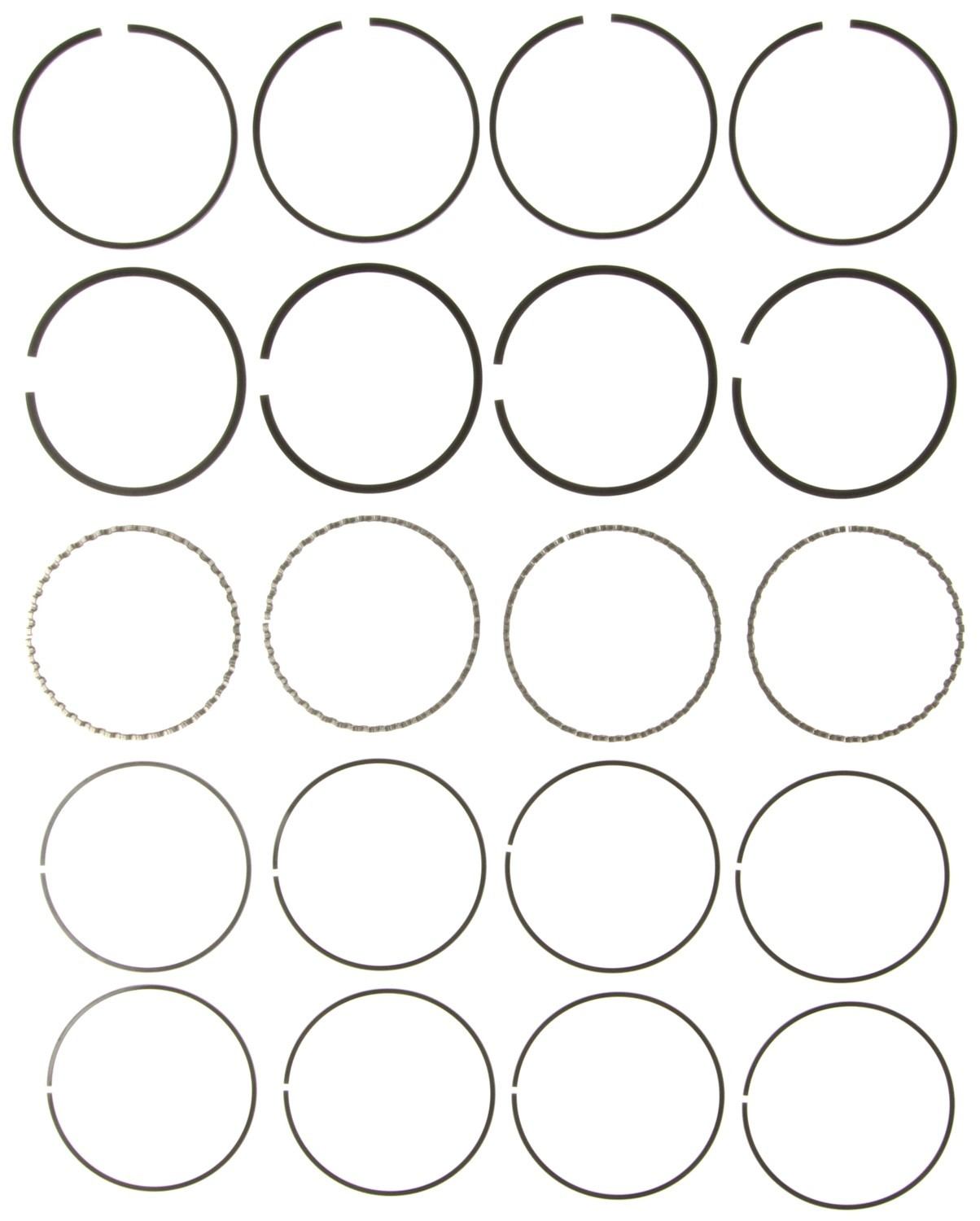 Mahle Rings Nissan 2389cc Z24/Z24i Engs 85-89 Plain Ring Set 51462