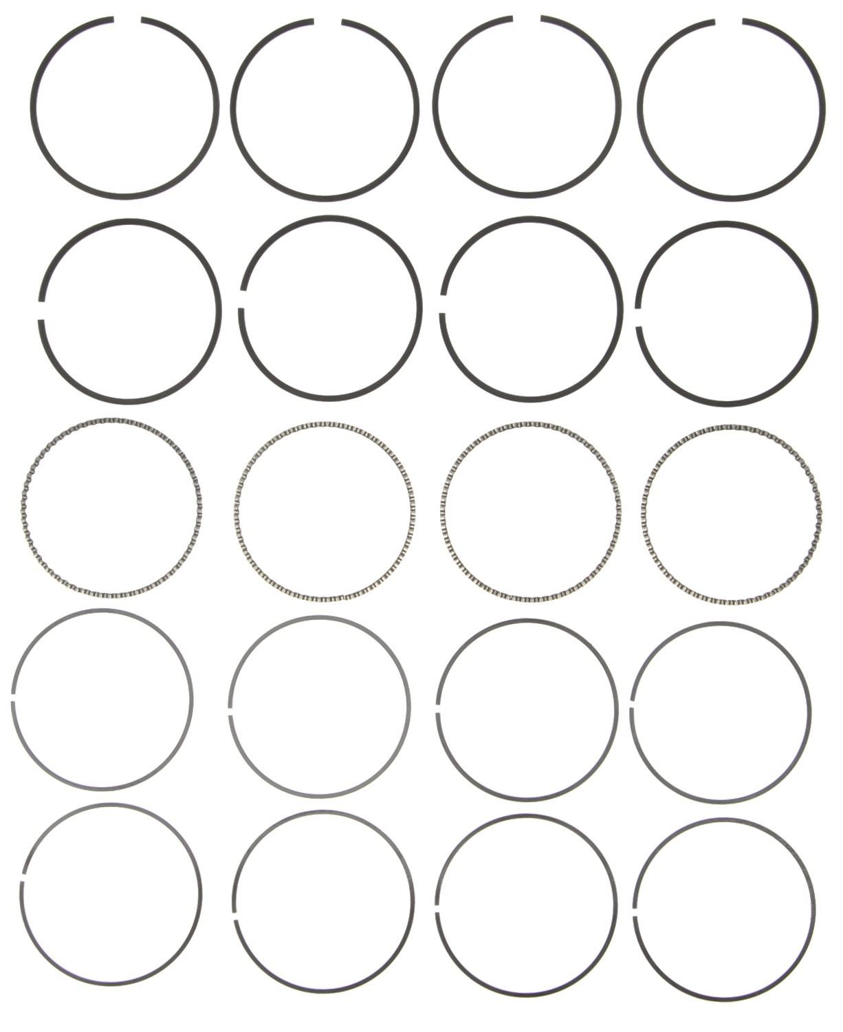 Mahle Rings GMC Pass 121 2.0L OHC Eng 87-94 Plain Ring Set 51470CP