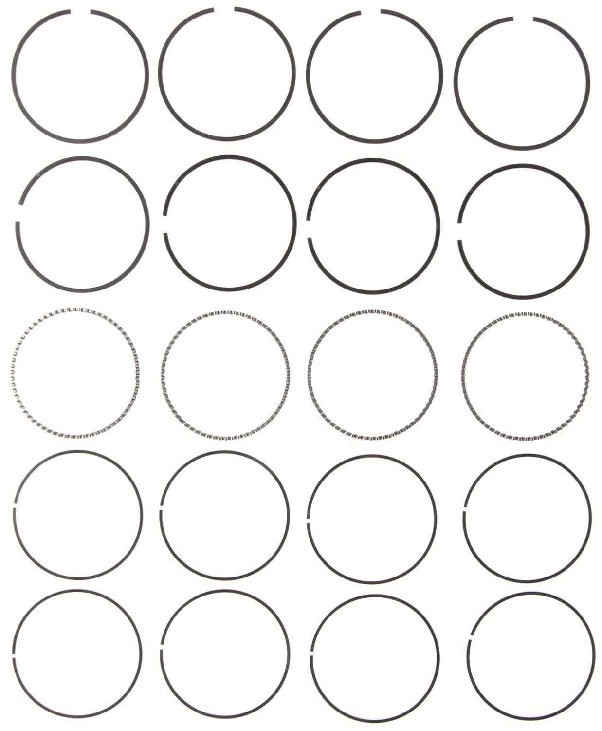 Mahle Rings GMC Pass 121 2.0L Eng 87-89 134 2.2L Eng 90-94 Plain Ring Set 51471CP.020