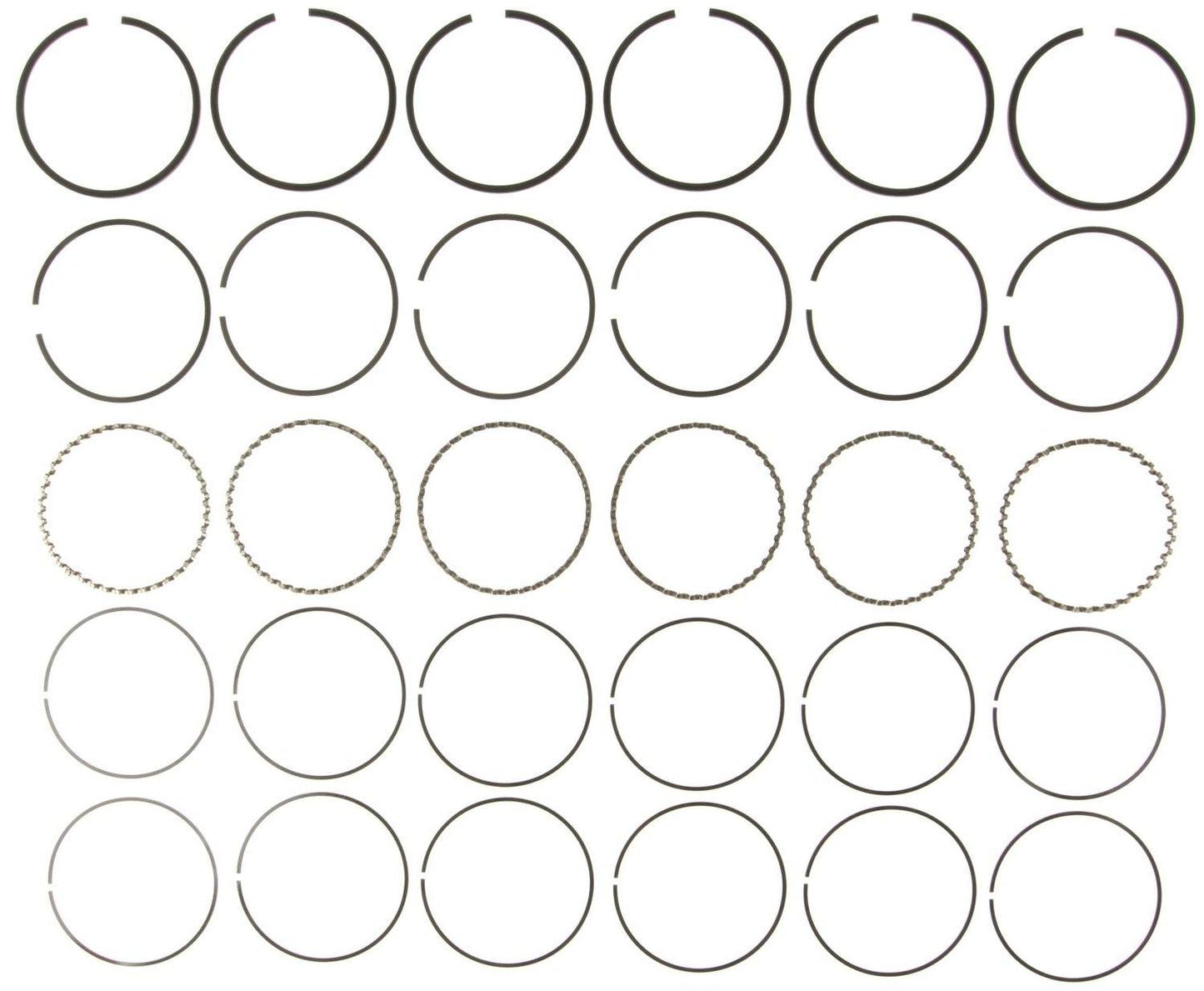 Mahle Rings GMC Pass 173 2.8L Eng 85-89 GMC Trks 173 2.8L Eng 85-93 Plain Ring Set 51474CP