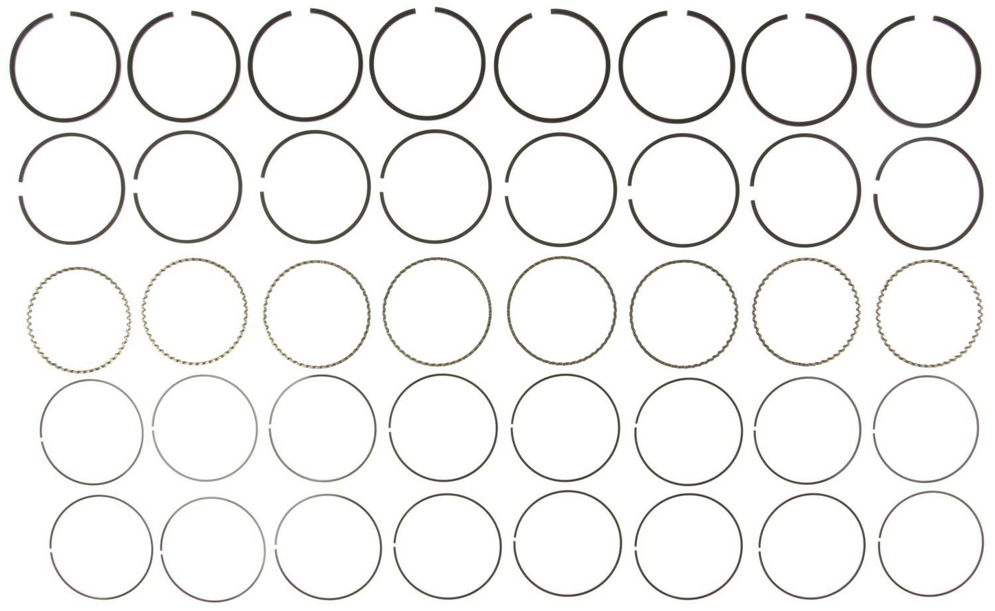Mahle Rings GMC Pass 350 5.7L Eng 86-89 GMC Trk 350 5.7L Eng 89-94 Plain Ring Set 51476CP.060